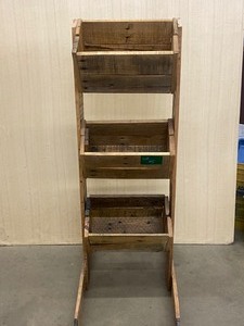 Re-Claimed Wood 3-Tier Dry Goods  Planter  Etc Rack