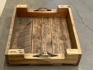 Re-Claimed Wood Server Tray  Table Centerpiece Tray