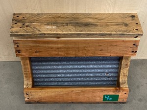 Re-Claimed Wood Bottle Rack  Decor Shelf