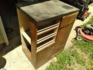 lot 81 image: Vintage Spice RackKitchen Cabinet ...