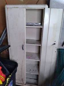 lot 83 image: Metal Storage Cabinet (26 X 12 X ...