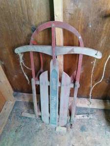lot 91 image: Vintage Sled See Photos...