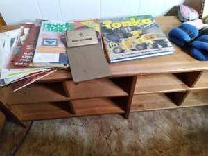 lot 115 image: Shoe Shelf Bench With Box of Books ...