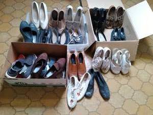 lot 132 image: Ladies Shoe Lot See Photos 7.5 & ...