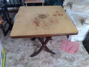 lot 175 image: Unique Vintage 28 Square Folding T...