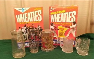 lot 207 image: Vintage Wheaties Boxes One With Co...