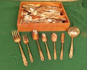 lot 218 image: Vintage Prestige Plate Silverware ...