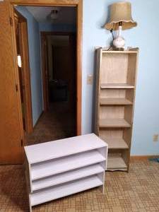 lot 227 image: Vintage 5 Shelf Stand 16.75 X 11.2...