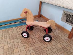 lot 229 image: Antique Childs Bed WFrame Not St...