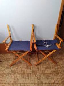 lot 236 image: (2) Directors Chairs (Looks New)...