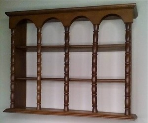 lot 198 image: Vintage Wall Display 25 X 19.5 X ...
