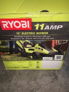 RYOBI 13 in. 11 Amp Corded Electric Walk Behind Push Mower. See Pictures