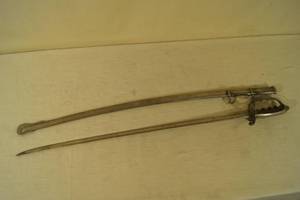 Vintage Cavalry Dress Sword with Scabbard - Henderson Ames, USA