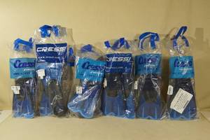 6 Cressi Agua Short Swim Fins