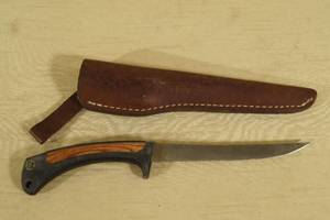 Browning Fillet Knife with Leather Sheath