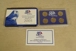 2005 US State Quarters Proof Set
