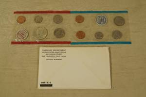 1969 US Mint Uncirculated Coin Set