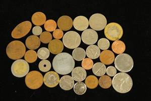 Foreign Coins - Brazil, Italy, Zimbabwe