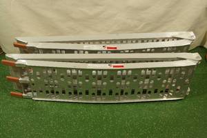 2 Folding Aluminum Loading Ramps - 7