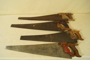 Antique Hand Saws - Disston, Superior
