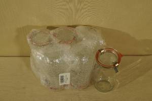 Weck Lidded Glass Jars - Great as a Wine Glass