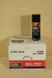Case of Weber Non-Stick Grill Spray - Past Best By Date
