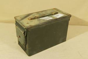 Empty Metal Ammo Can