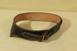 Leather Ammo Belt - .22 - 36 Embossed