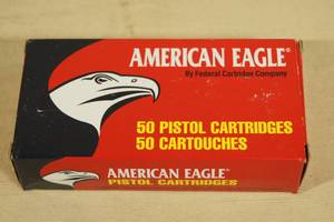 50 Federal American Eagle .45 GAP 185 Gr TMJ Ammo