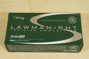 50 Speer LE Lawman RHT .40 S&W 125 Gr Frangible CF Ammo