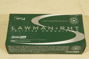 50 Speer LE Lawman RHT .40 S&W 125 Gr Frangible CF Ammo