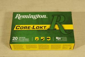 20 Remington .30-06 Sprg 150 Gr Core-Lokt PSP Ammo