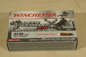 20 Winchester Deer Season XP .308 Win 150 Gr Extreme Point Ammo