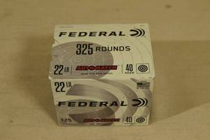 325 Federal Automatch .22 LR 40 Gr Ammo