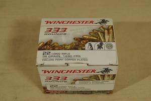 333 Winchester .22 LR 36 Gr Copper Plated HP Ammo