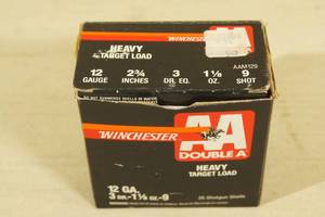 25 Winchester AA 12 Ga 2-34 9 Shot Shotshells