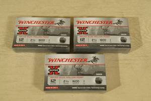 15 Winchester Super-X 12 Ga 2-34 Rifled Slug HP Shotshells