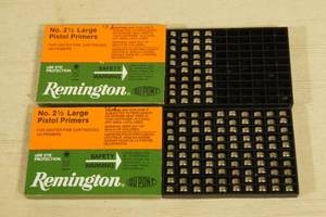 140 Remington No 2-12 Large Pistol Primers