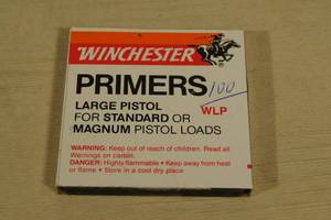 100 Winchester Large Pistol Primers Magnum or Standard