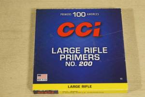 100 CCI No 200 Large Rifle Primers