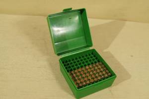 50 Spent Brass .38 Special Casings - In Plastic Case
