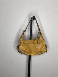 lot 17 image: Mustard Yellow Fossil Purse