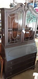 Drop Front Secretary Desk With Hutch