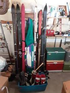 Skis, Ski Boots, Ski Rack