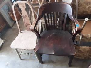 2-Wood Chairs
