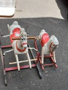 2-Vintage Rocking Horses