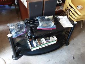 TV Stand & Electronics