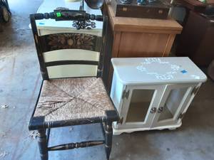 Chair & Little Cabinet