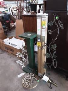 Plant Stand, Bottle Rack & Window Shades