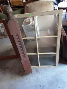 Banister Post & Old Window